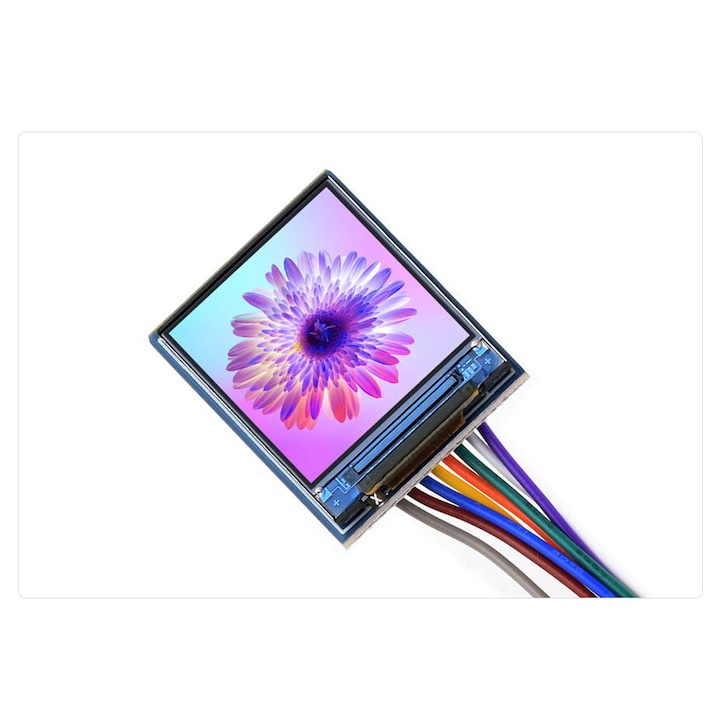 Display Lcd, Waveshare, 0.85" Ips, 128X128, Spi, 65K Culori