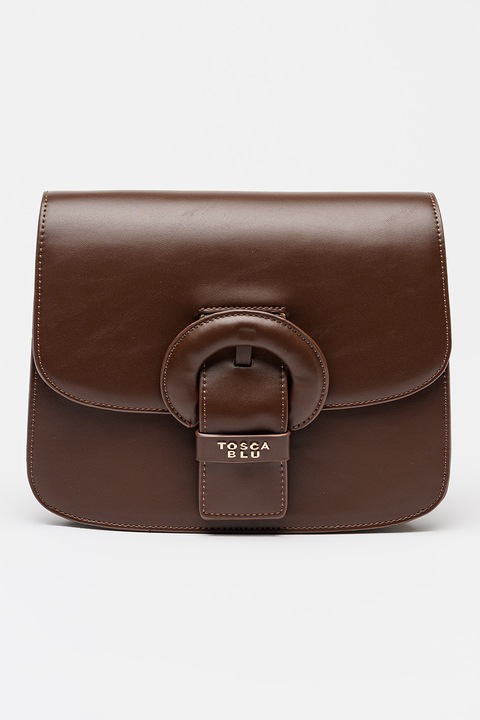Tosca Blu, Keresztpántos műbőr táska, Földszínű