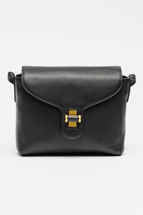 Tosca Blu, Grace keresztpántos bőrtáska, Fekete