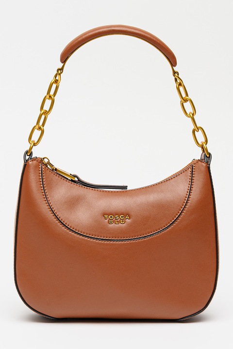 Tosca Blu, Madison bőr válltáska, Konyakbarna