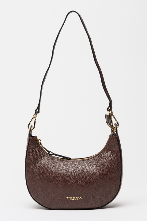 Tosca Blu, Lily bőrtáska levehető pántokkal, Sötétbarna