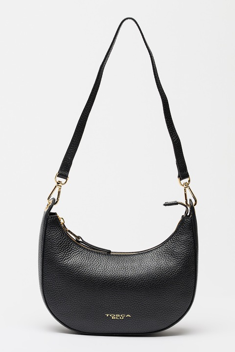 Tosca Blu, Lily bőrtáska levehető pántokkal, Fekete