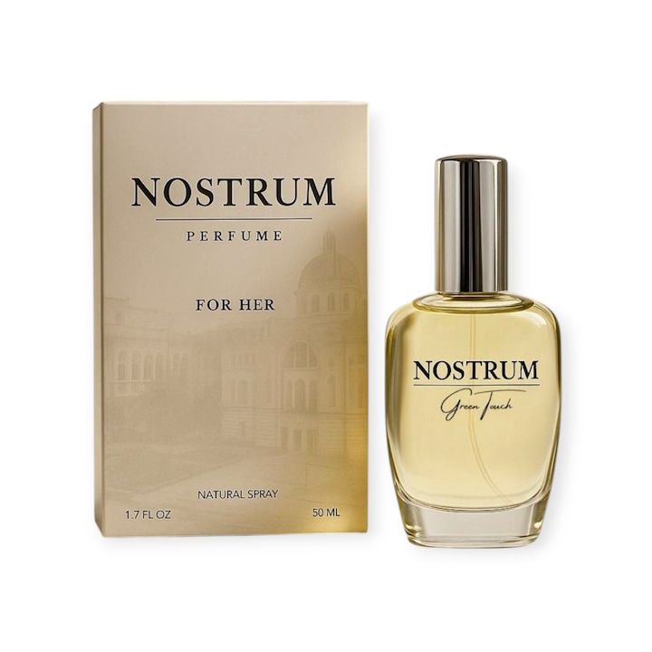 Дамски парфюм NOSTRUM - GREEN TOUCH, 12 часа трайност, елегантен, 50 мл