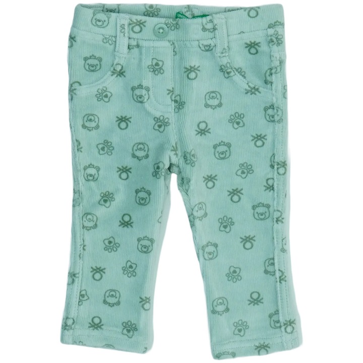 Benetton, Hosszúnadrág Lányoknak, Zöld, 68