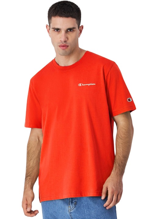 Champion férfi póló, narancssárga, pamut, standard szabású, Narancssárga