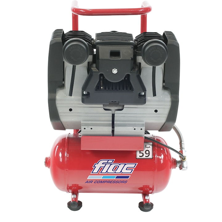 Compresor insonorizat FIAC, tip XILENCE6-XS1HP, alimentare 220V, rezervor 6l, debit 140l/min, 9 bar, autolubrefiat