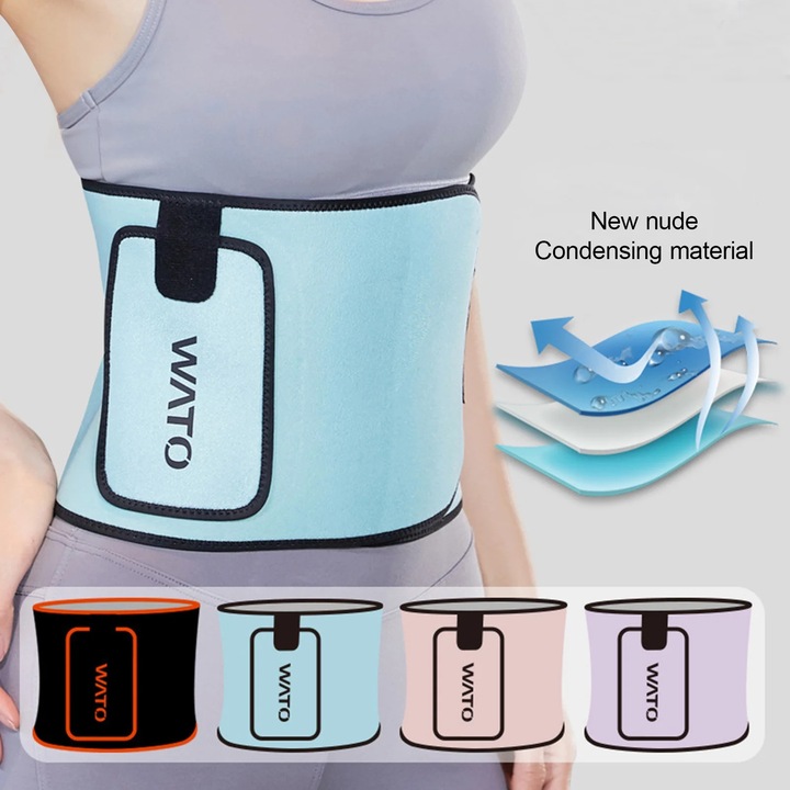 Колан за отслабване, регулируем, удобен, черен, размер SL (93x20см)