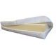 Husa pentru saltea de 160x200, cu fermoar, material alb matlasat, certificat OEKO-TEX® STANDARD 100, lavabila, detasabila, Metru Patrat