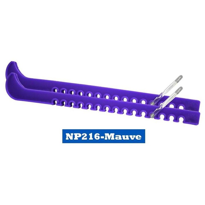 Protectii de margine pentru patinaj artistic clasic, Blue Sports Guards, culoare NP216, violet, 1 pereche