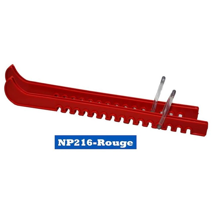 Protectii de margine pentru patine artistice clasice, Blue Sports Guards, NP216 colorate, rosii, 1 pereche