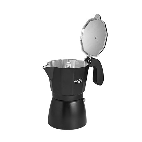 Cafetiera Italiana Adler AD 4421 Pentru Aragaz 320ml Negru