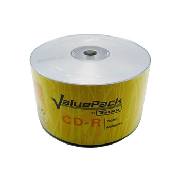 CD-R Traxdata, 700MB, 52x, 50 buc CD-R Traxdata, 700MB, 52x, 50 buc
