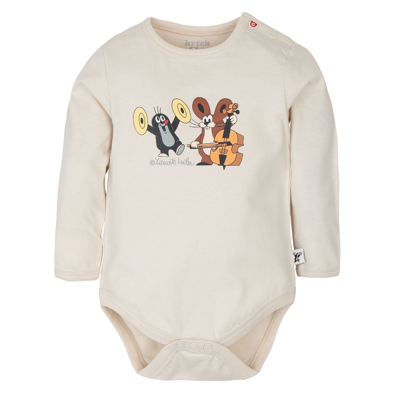 Body cu maneca lunga Gmini- Singer and Cymbals