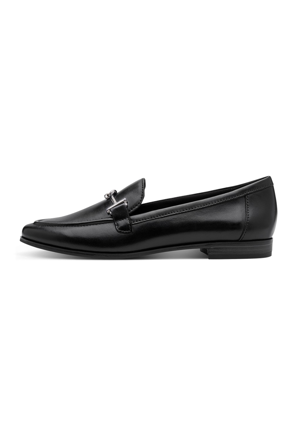 Marco Tozzi, Pantofi loafer cu detaliu metalic, Negru, 36 - eMAG.ro