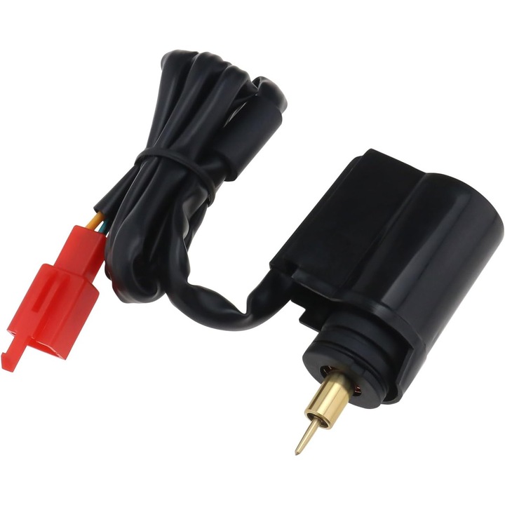Carburator electric cu 2 pini, sufocare automata, carburator din cupru ABS, compatibil cu GY6 50cc 125cc 150cc, scuter, moped, ATV, kart