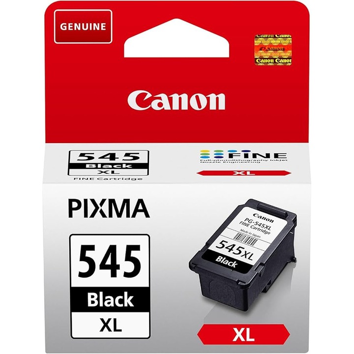 Cartus de cerneala Canon PG-545XL, negru, capacitate mare, 400 pagini A4, set de 1 buc.