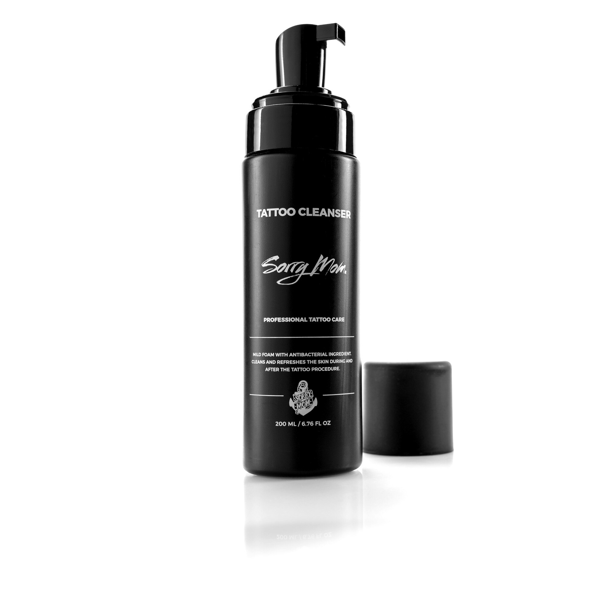 Sapun Lichid Spuma - pentru tatuaje - 200ml - Sorry Mom PRO Tattoo Cleanser