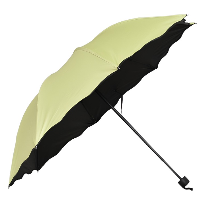 Дамски Чадър 2651-1, Диаметър 94 см, Жълт