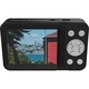 Aparat foto compact Rollei Compactline 64, 64MP, 4K, ecran dublu, zoom digital 16X, ecran 2.8 inch, Negru