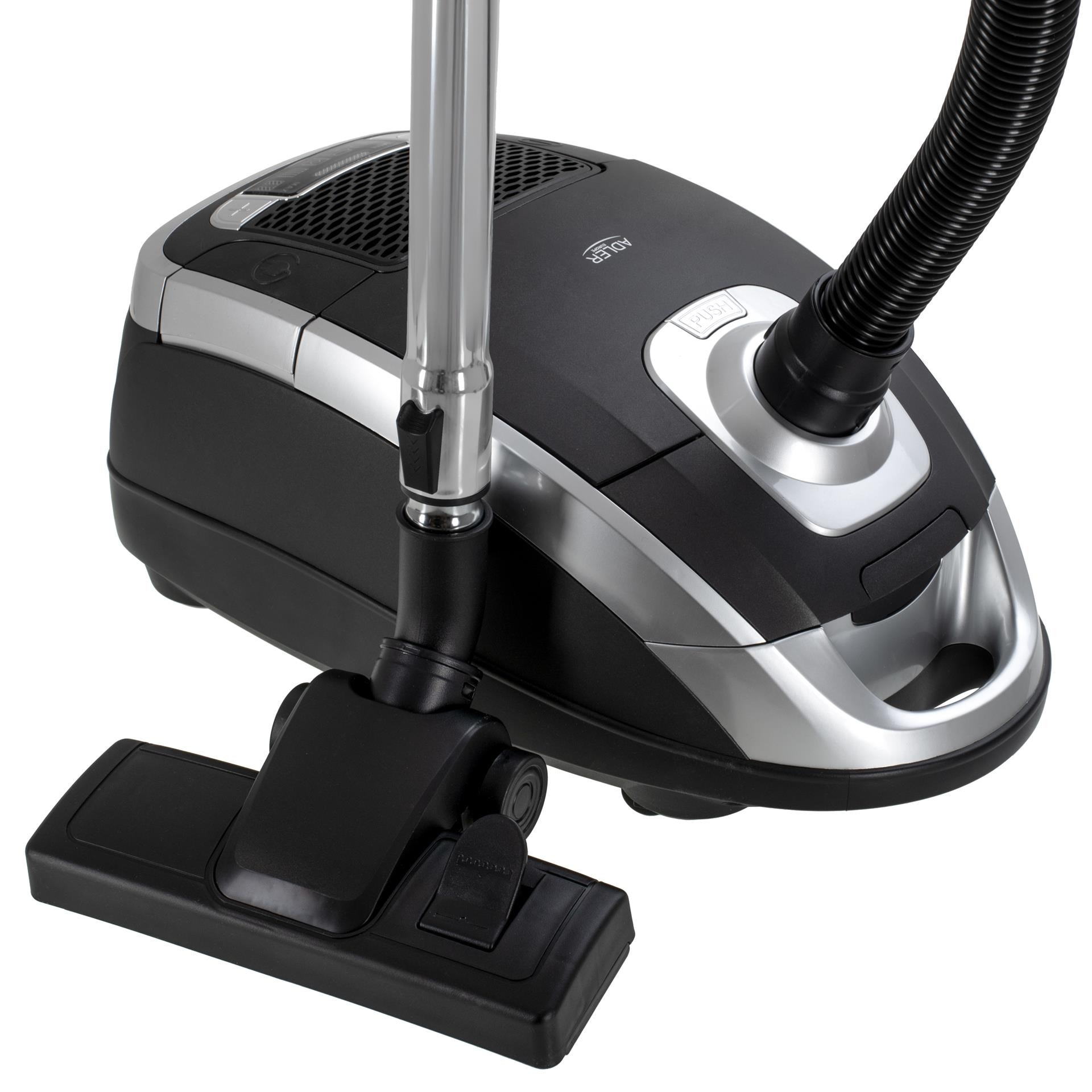 Aspirator cu sac, ADLER, AD7069, 3200W, 18000 Pa, 3.5 L, 5 programe de putere, Negru