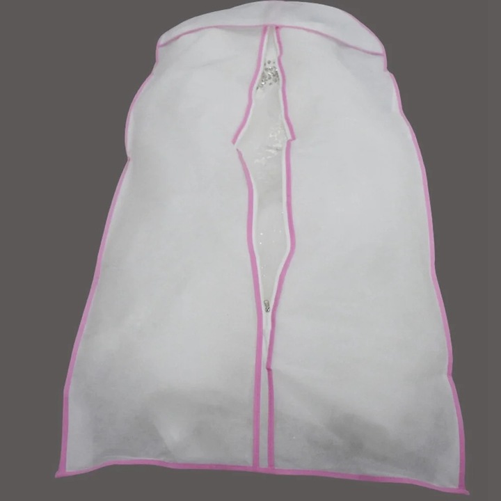 Husa pentru rochie YANYXR, protectie, 150x58x9cm, netesut, transparenta