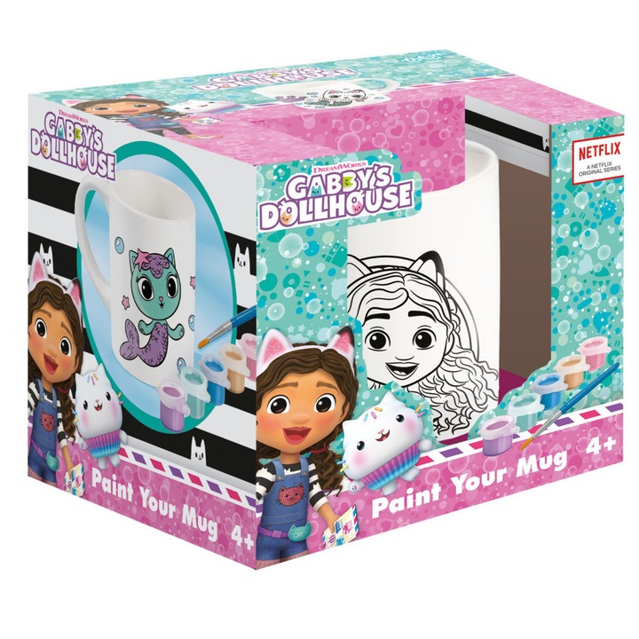 Trusa creativa, Totum, Casa de papusi a lui Gabby, cana DIY