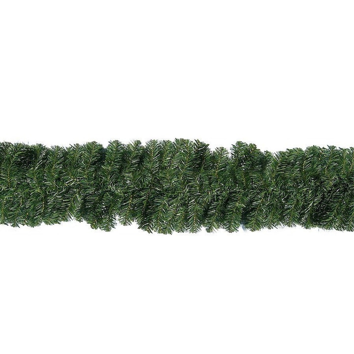 GIRLAND DÚS Zöld színű fenyő girland, 270 cm hosszú, 180 ág (KGR 730)