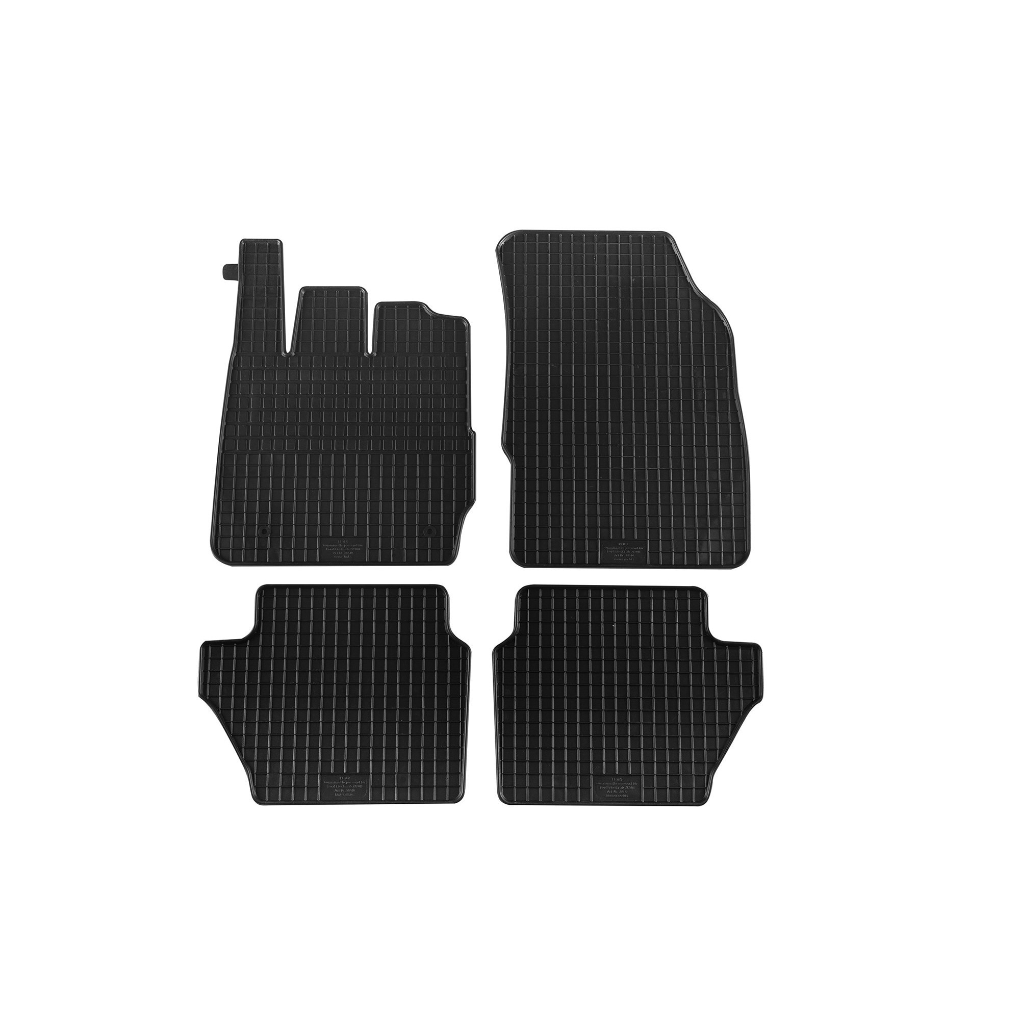 Set covorase auto cauciuc Ford Fiesta VII 2008-2017