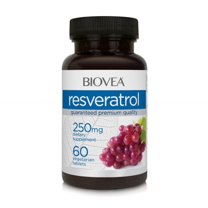 Resveratrol, 250mg, 60 capsule, antioxidant natural puternic