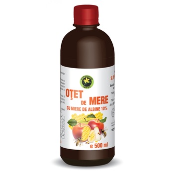 Otet de Mere cu miere 500 ml Hypericum Impex Otet de Mere cu miere 500 ml Hypericum Impex