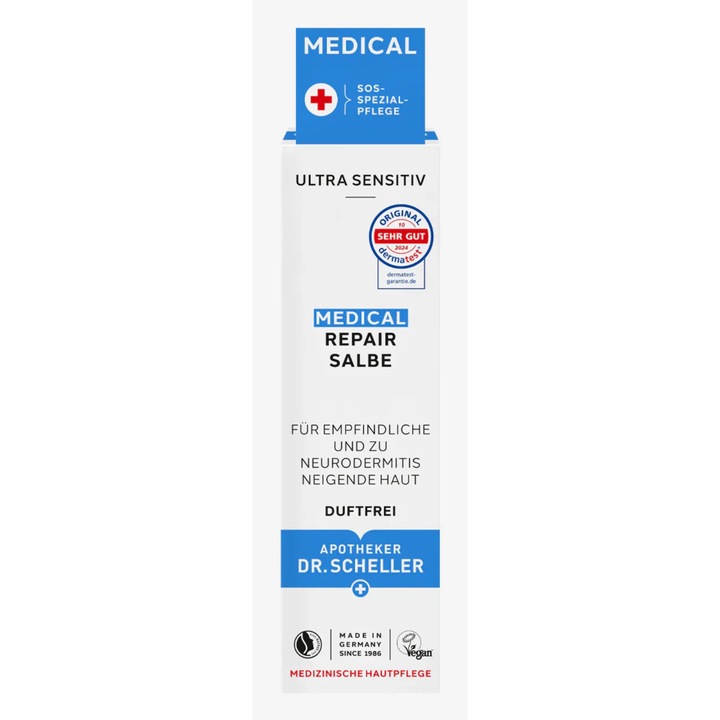 Balsam reparator pentru pielea sensibila, predispusa la dermatita, Dr. Scheller Medical, 29 g