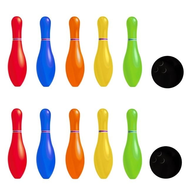 新品 y owling and bam owling Set de bowling Wander cu 8 popici si 2 mingi - eMAG.ro