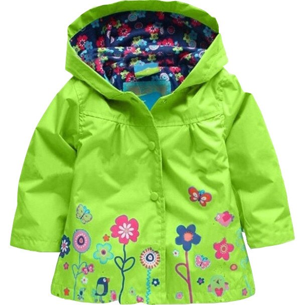 Geaca impermeabila verde