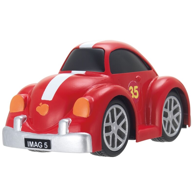 Masina de jucarie Imaginarium Comic-Cars! Urban din metal Die-cast, cu model de benzi desenate, Rosu , 4 - 9 ani