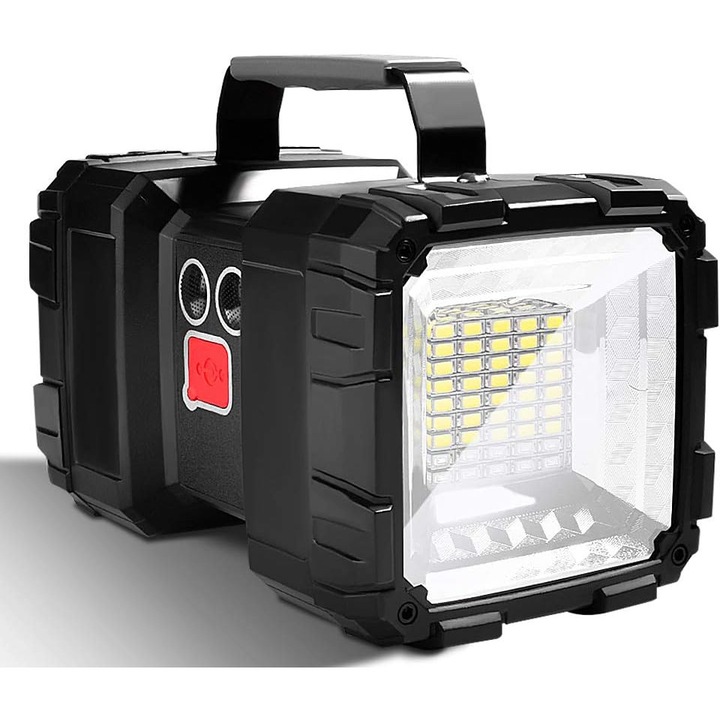 Lanterna multifunctionala LED, 10000mAh, 7 moduri, impermeabila IPX5, 500m, set