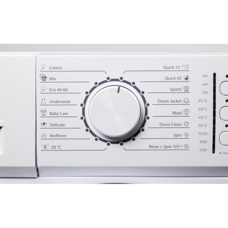 Masina de spalat rufe Vivax WFL-120716CS, 1200 RPM, 7 Kg, Clasa E, Alb