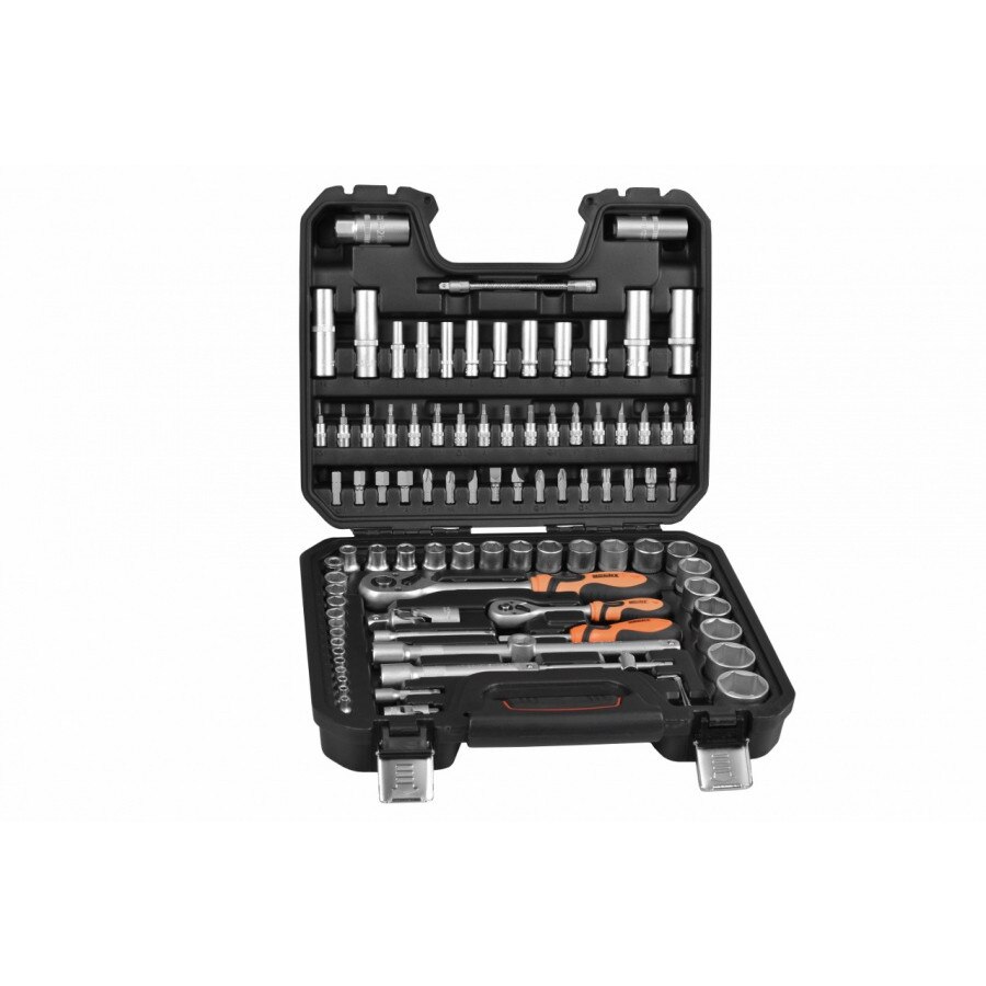 Set tubulare CRV cu 94 de instrumente Hecht 2094: tubulare, clicheti, maner, biti