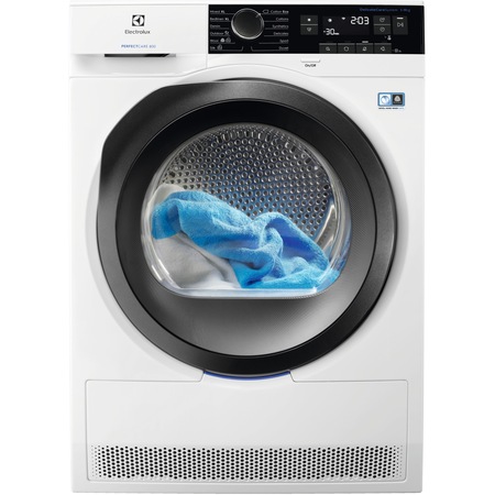 Uscator de rufe Electrolux PerfectCare800 EW8H259ST, 9 Kg, Pompa de caldura, Touch control, Clasa A++, Alb