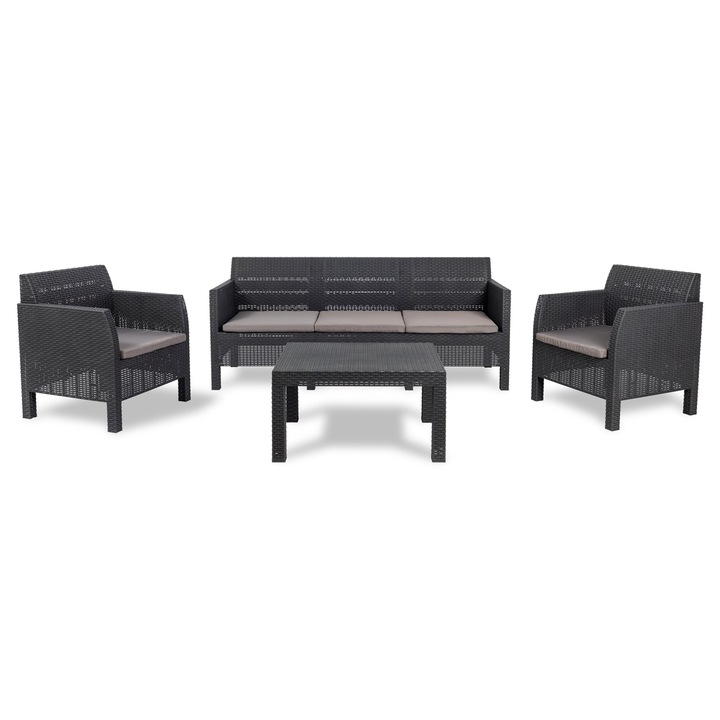 Set MATILDE 3 - ART. 115, Canapea 182x65x76h, Scaun 63x65x76h, Masa 76x58x41h