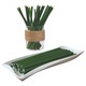 Set 20 lumanari verzi din ceara naturala de albine, subtiri, 20 cm, pentru rugaciuni si ritualuri