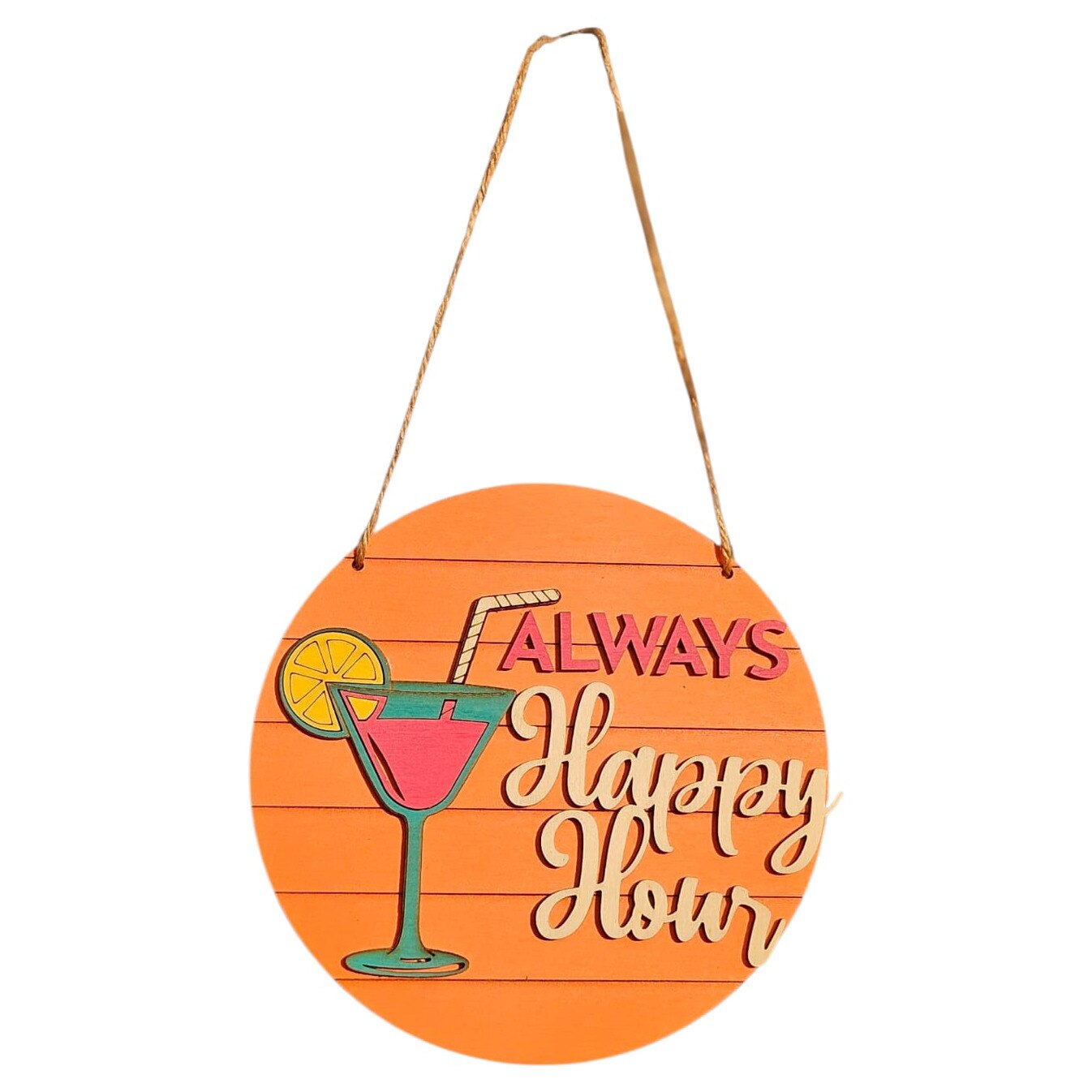 always happy hour☀️ Decor Estival “Always Happy Hour” Ø16 cm - eMAG.ro