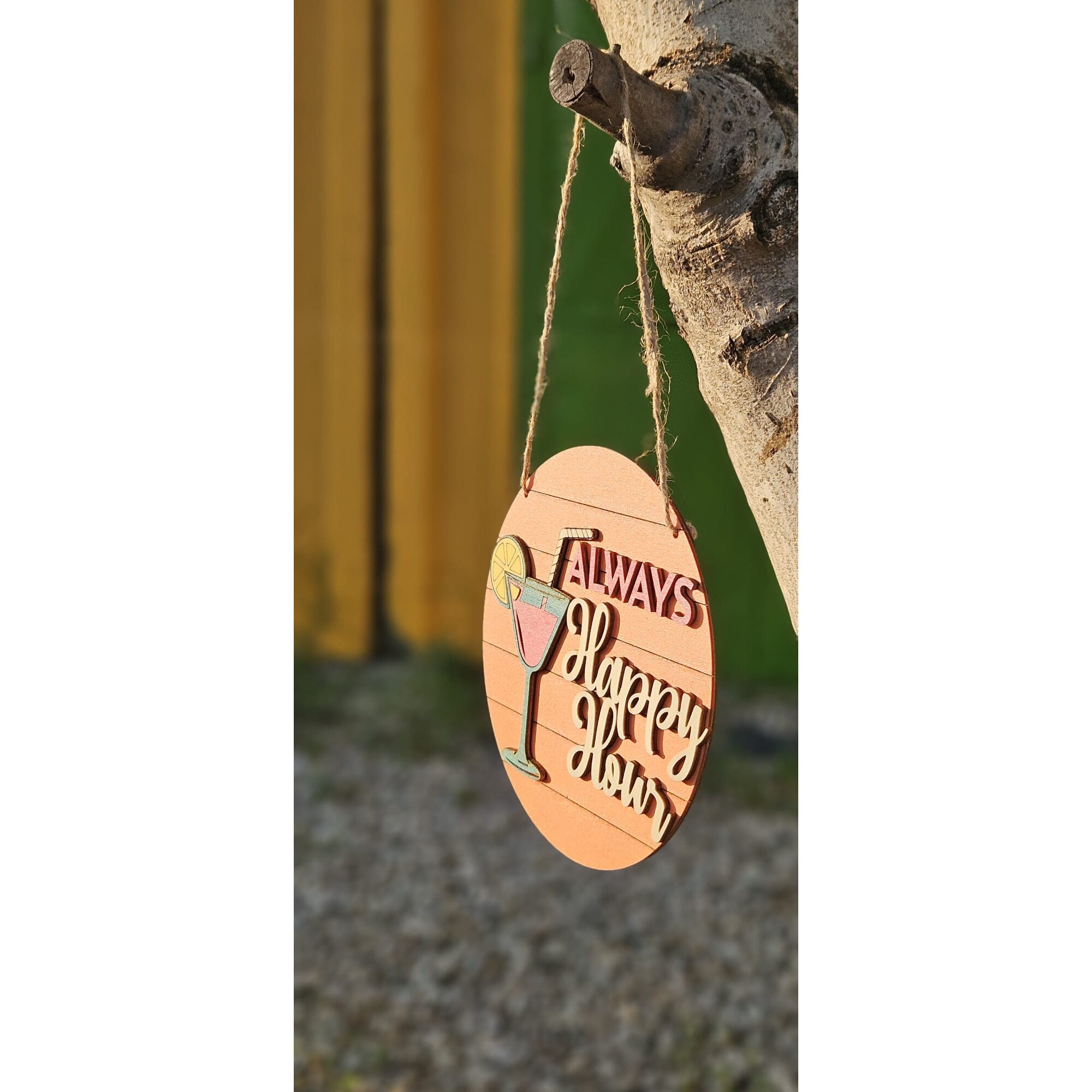 always happy hour☀️ Decor Estival “Always Happy Hour” Ø16 cm - eMAG.ro