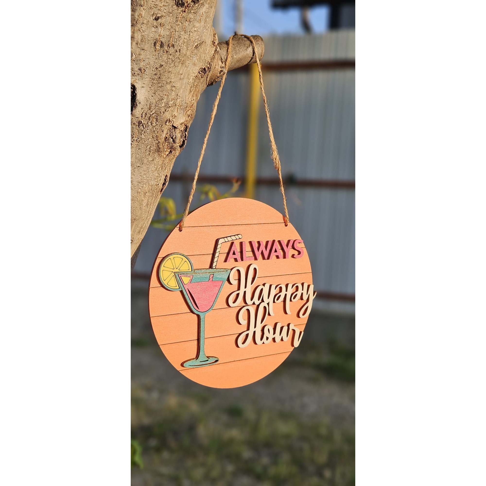 always happy hour☀️ Decor Estival “Always Happy Hour” Ø16 cm - eMAG.ro