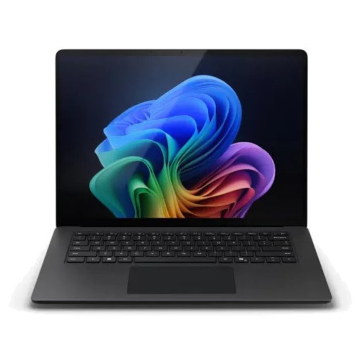 Laptop Microsoft Surface ZGZ-00046, 13.8 inch 2304 x 1563 Touchscreen, Snapdragon X1E-80-100 12 C / 12 T, 3.4 GHz - 4.0 GHz, 16 GB LPDDR5X, 512 GB SSD, Qualcomm Adreno, Windows 11 Pro, Negru