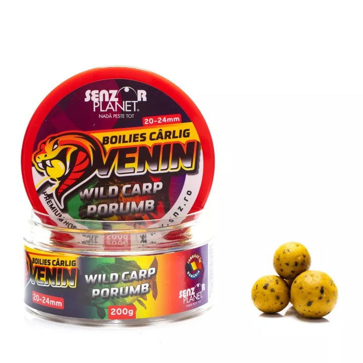 Senzor Planet Boilies Carlig Wild Carp Porumb 200g