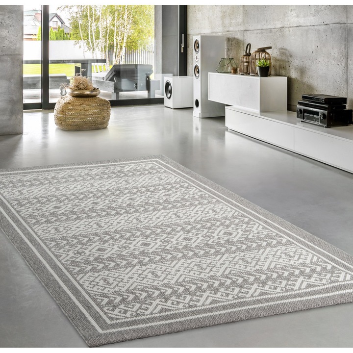 Modern szőnyeg Nordic 023 (Grey) 200x280cm Szürke