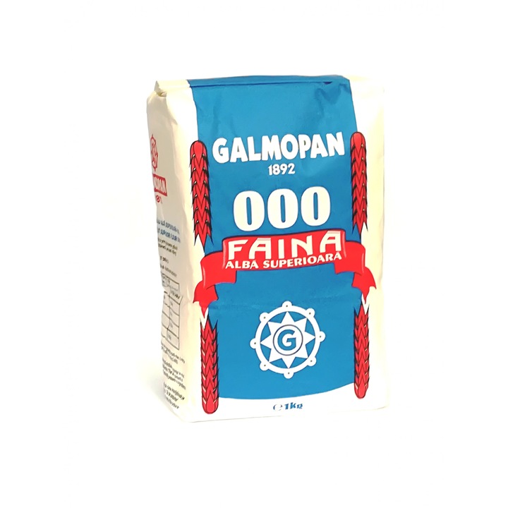 Faina de grau 000 Galmopan AMB 1kg, BAX = 10 KG