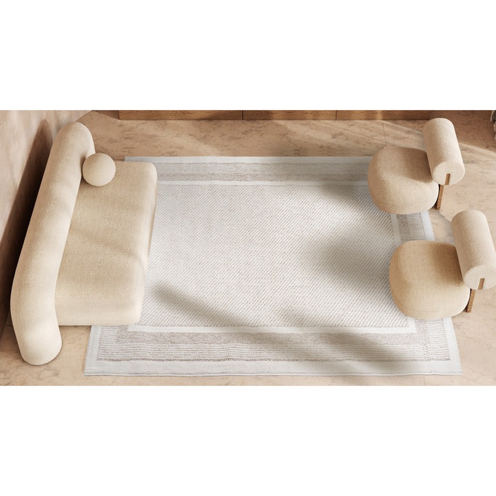 Modern szőnyeg Nordic 331 (Beige) 120x170cm Bézs