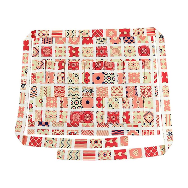 Sort de colectare oua YANYXR, buzunare mari, multicolor, 50x46cm