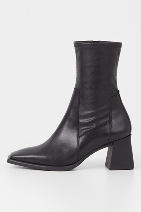 Vagabond Shoemakers, Szögletes orrú bőrcsizma, Fekete